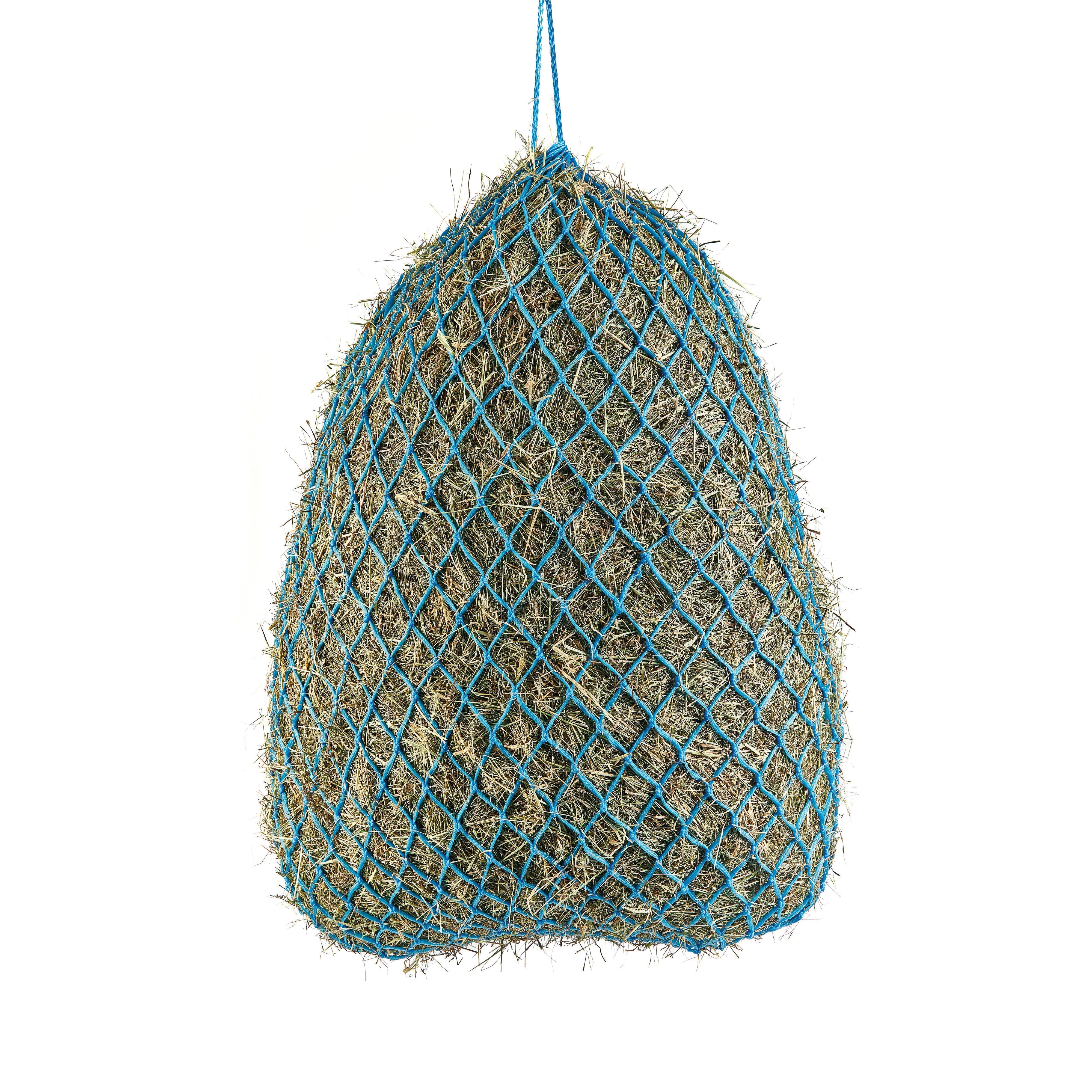 Shires 40 Inch Deluxe Haynet In Blue/Orange Shires 40 Inch Deluxe Haynet In Blue/Orange