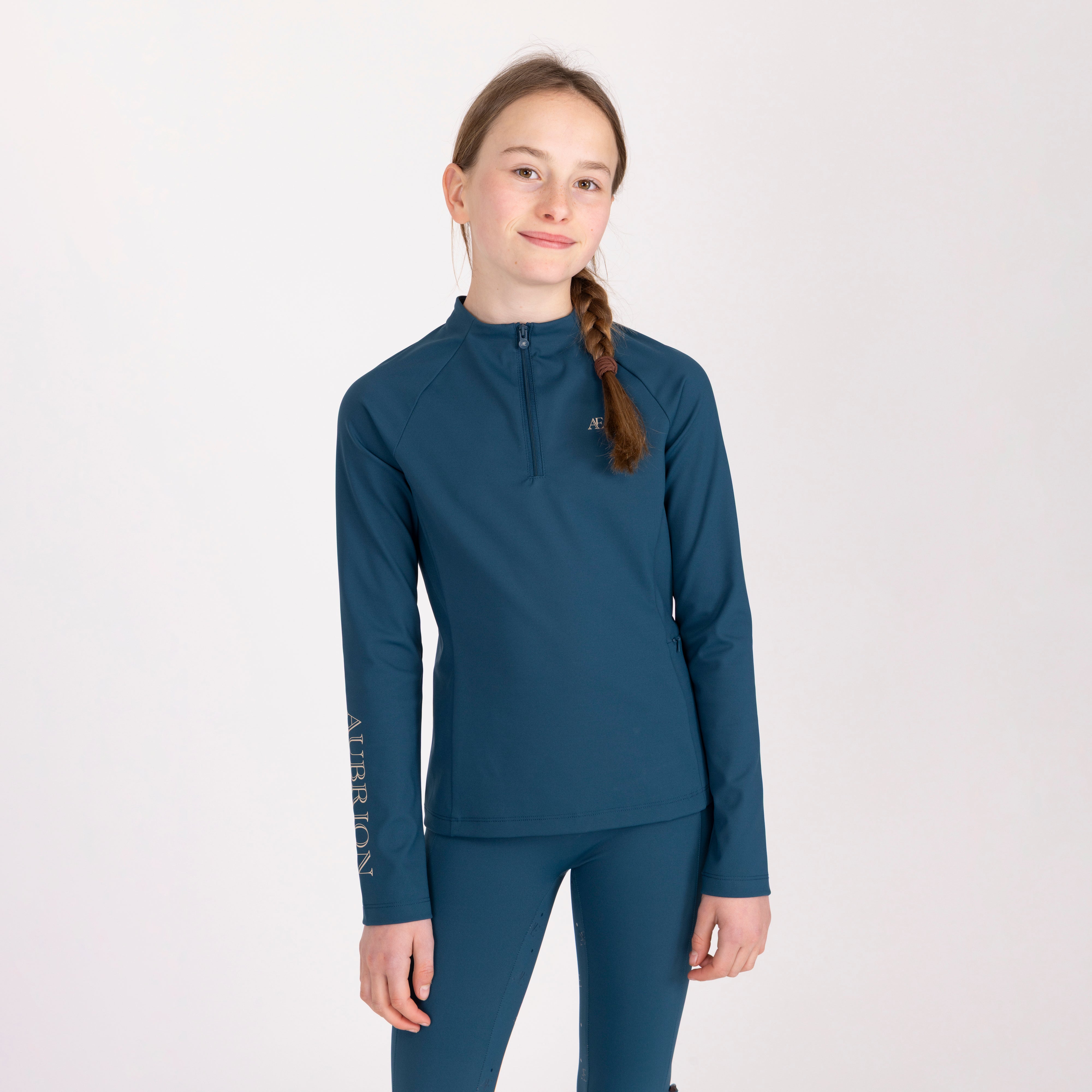 Aubrion Equestrian Winter Long Sleeve Base Layer - Young Rider