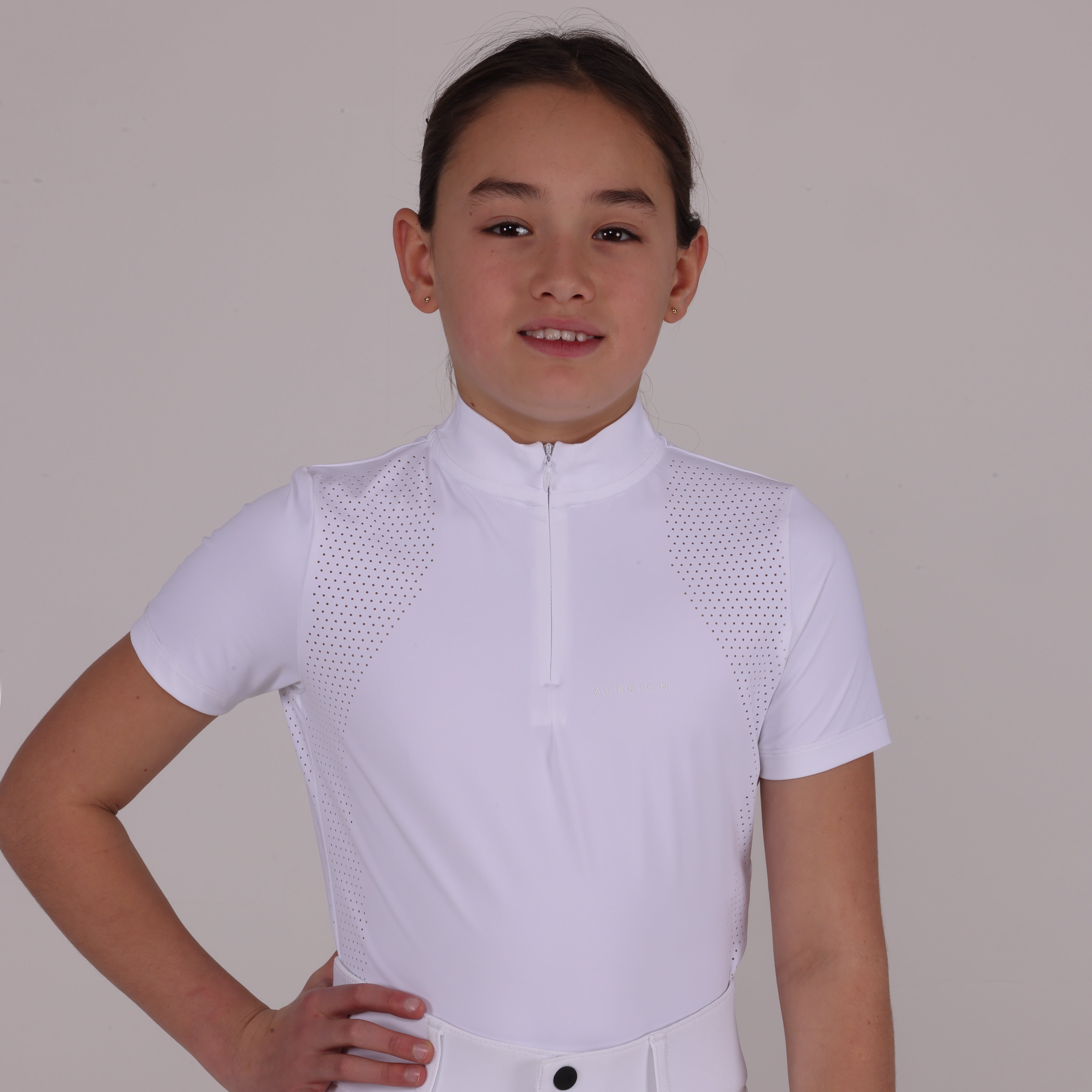 Aubrion Optima GX Show Shirt - Young Rider