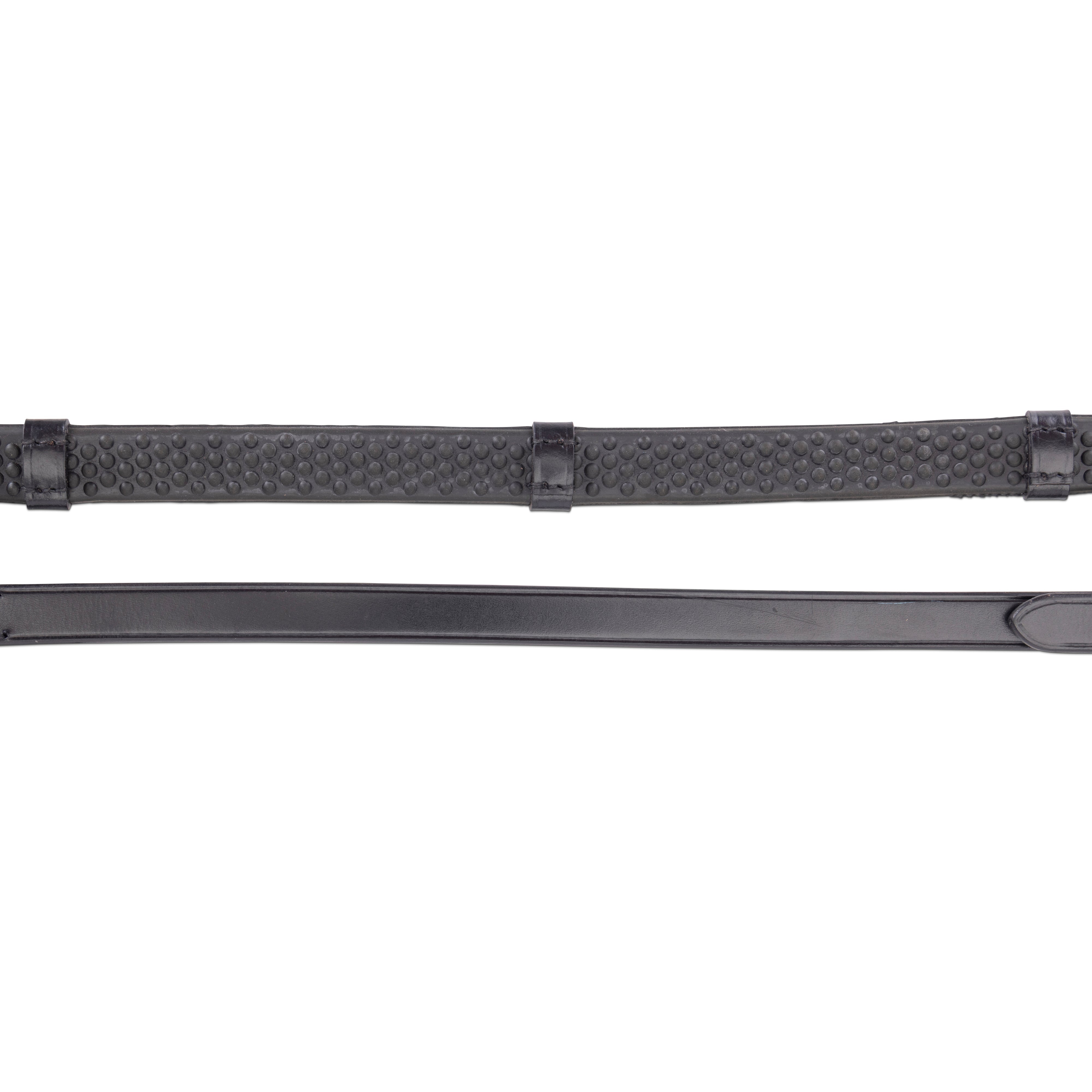 Avignon Rubber Reins with Leather Stoppers