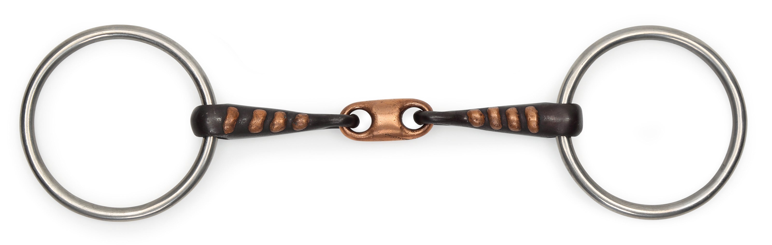 Copper Lozenge Snaffle with Raised Rib