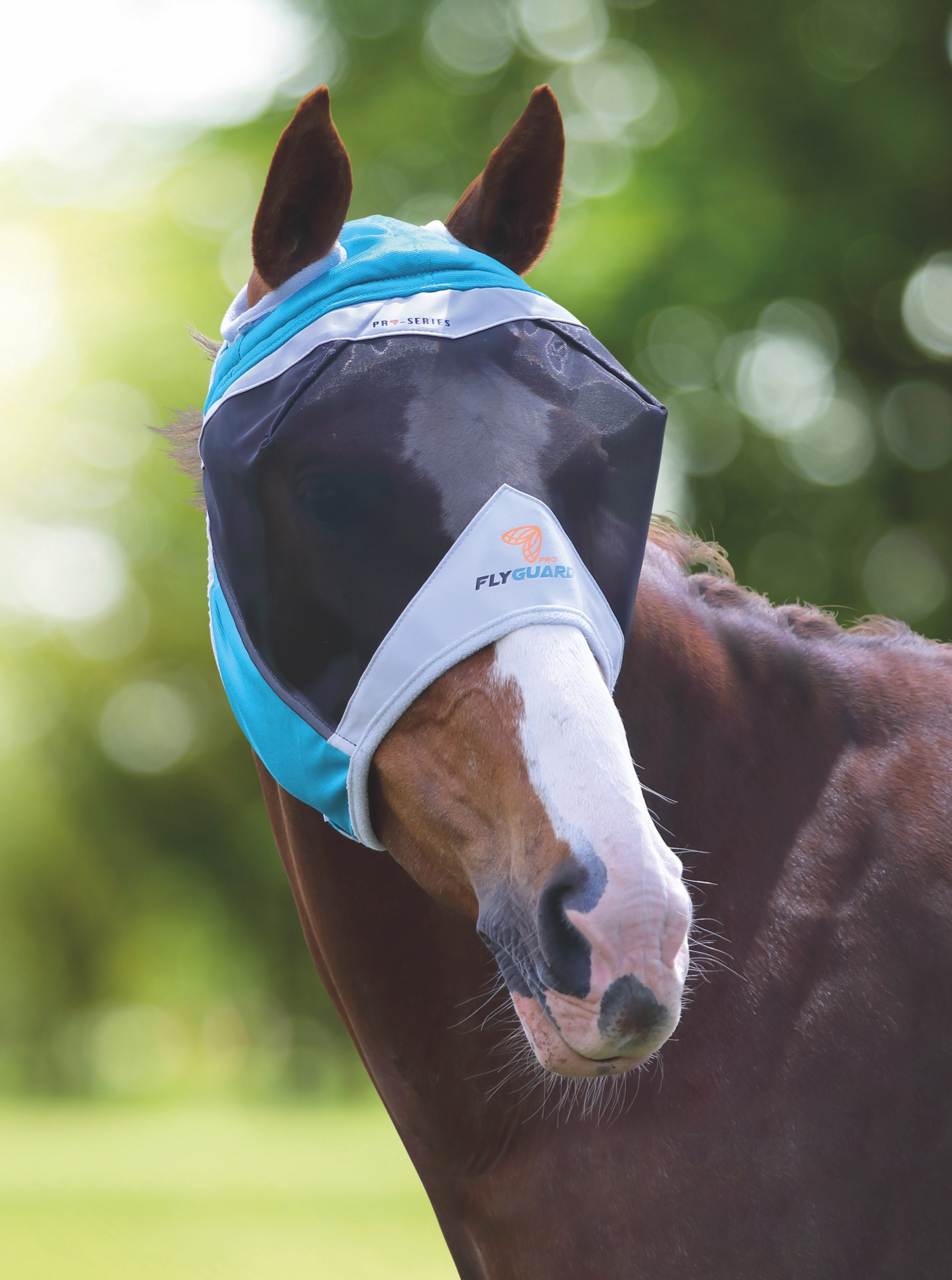 FlyGuard Pro Fine Mesh Fly Mask With Ear Hole