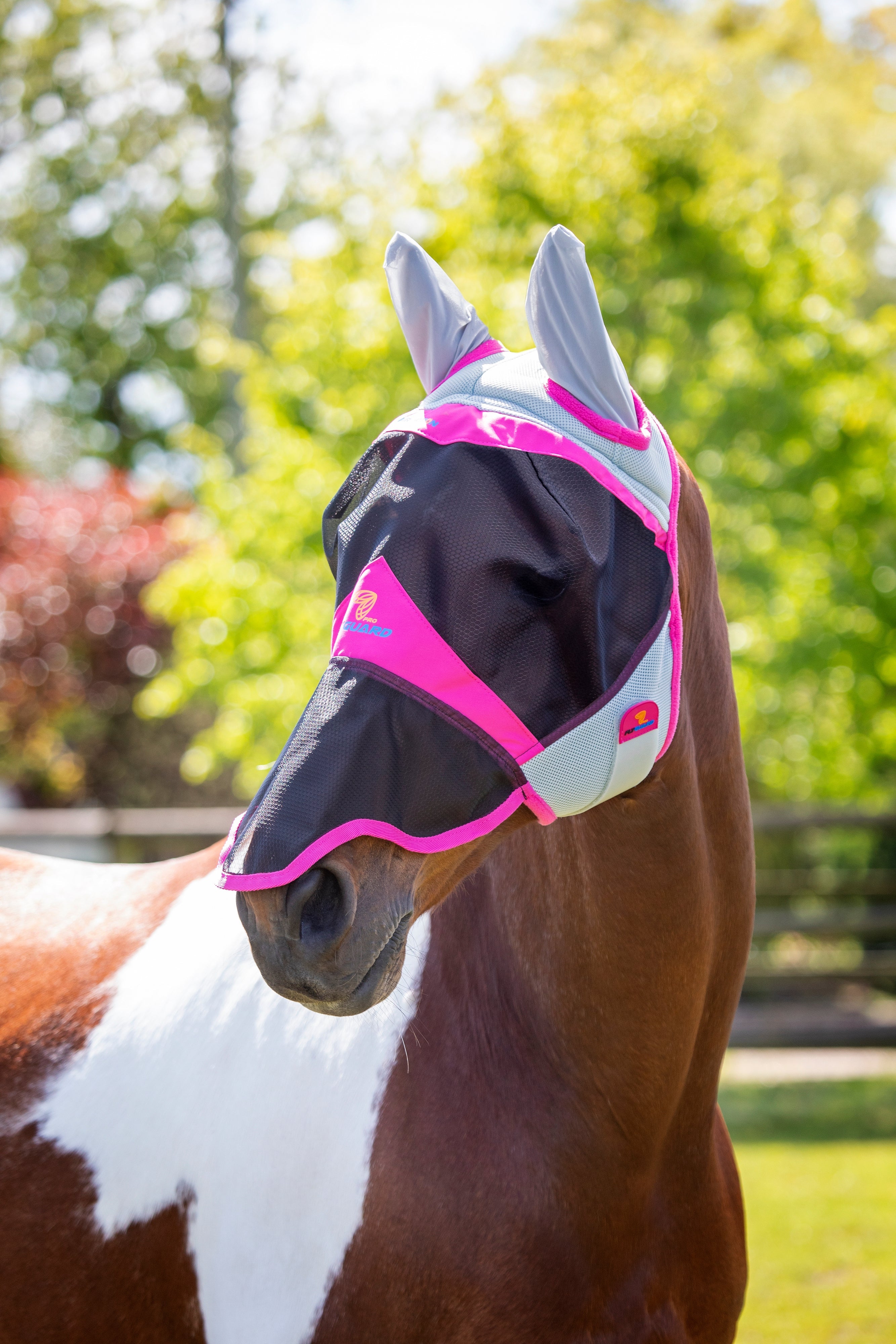 FlyGuard Pro Air Motion Fly Mask with Ears & Nose