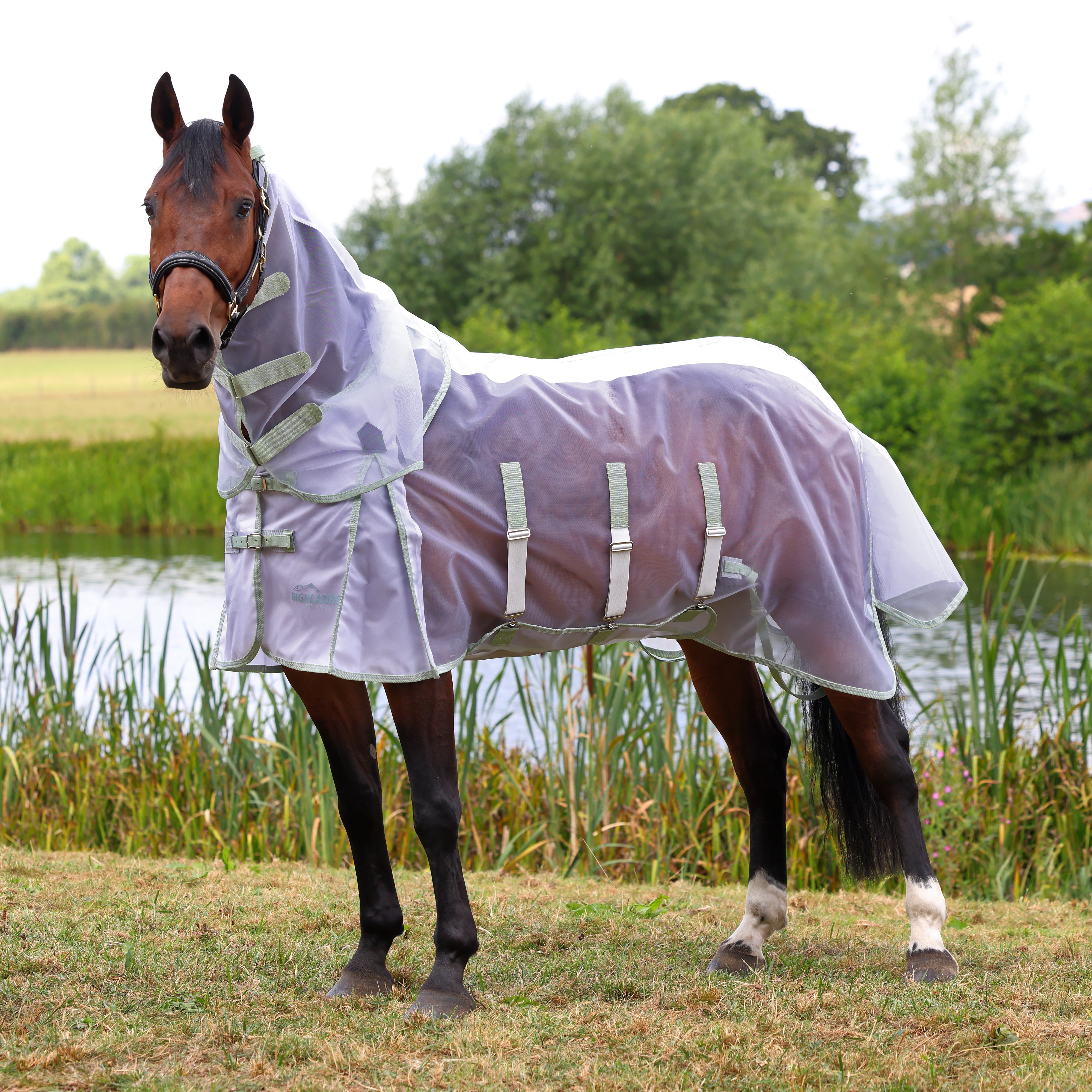 87755 - Highlander Fine Mesh Fly Sheet/Neck Set