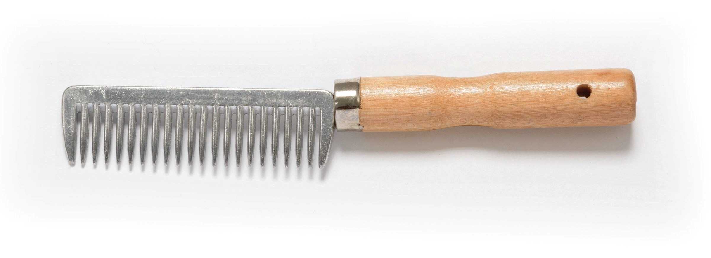 Wooden Handle Alumium Comb