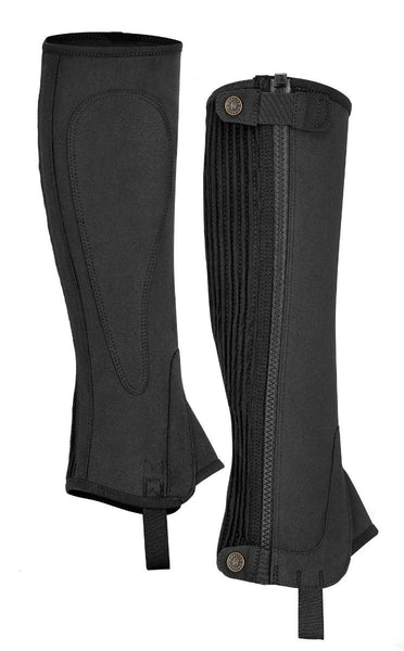 Dever Amara Adult Synthetic Suede Half Chaps in Black Dever Amara Adult Synthetic Suede Half Chaps in Black
